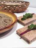 Paté de champiñones con semillas de girasol y chía  - vegano