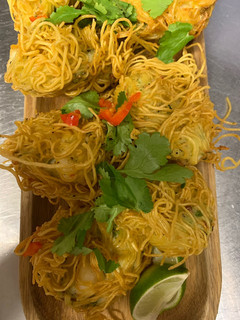 A picture of Crispy Thai fishcakes.