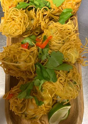 A picture of Crispy Thai fishcakes.