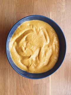 Una foto de Crema de lentejas y zanahoria con Thermomix