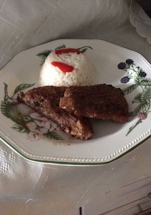 Una foto de Pulpa de cerdo al gril