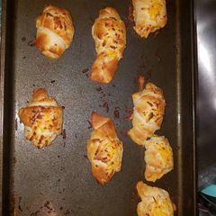 A picture of Steven's Cheese stuffed Crescent Rolls.