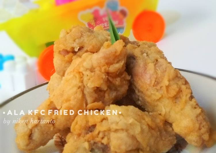 Cara Memasak Ayam goreng ala kfc simple enak Untuk Pemula!