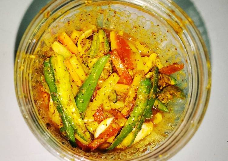 Steps to Prepare Ultimate Instant Mix Achaar(Pickle)