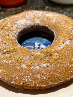 Una foto de Budín de avena con coco