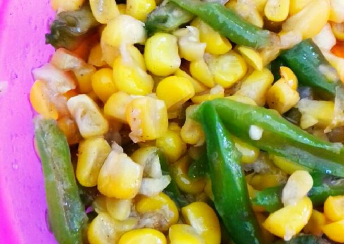 Yuk intip, Resep memasak Tumis Jagung Manis Kacang Panjang Bekal Makan Siang  sesuai selera