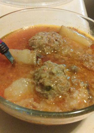 A picture of Albondigas.