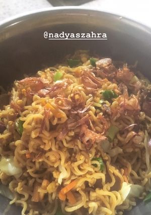 Foto resep Mie goreng sayur bakso