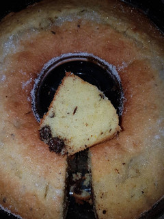 Una foto de Budín de naranja y chocolate facilísimo!!!