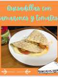 Quesadillas con camarones y tomate 🧀🍤🍅