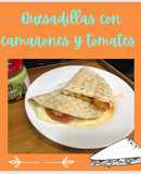 Quesadillas con camarones y tomate 🧀🍤🍅