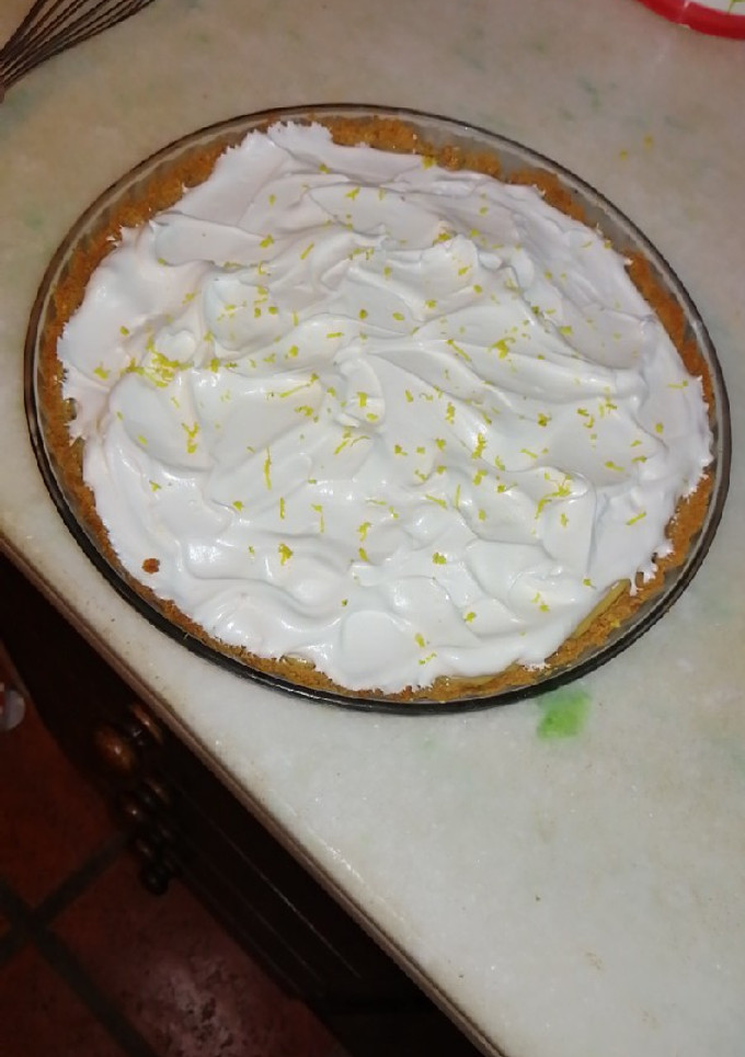 Una foto de Lime key pie