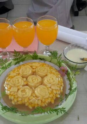 Foto resep Puding Jagung kaca