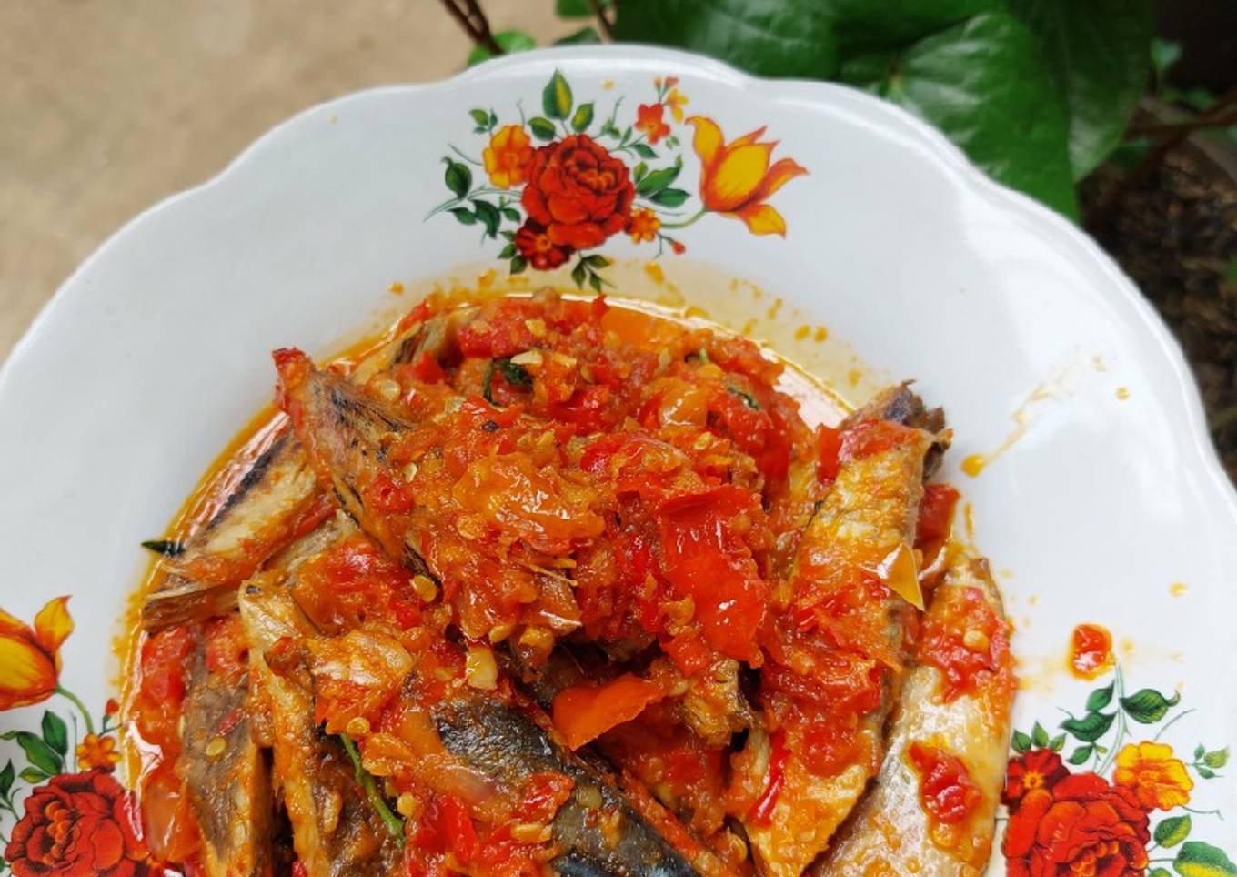 Balado ikan tongkol cue