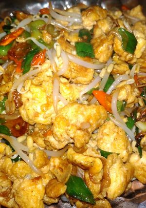 Foto resep Telur Dadar Tauge Saus Tiram