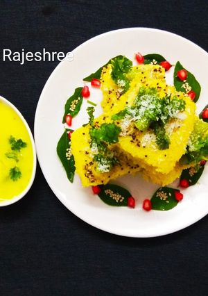 A picture of Khaman Dhokla.
