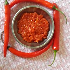 A picture of Red chilli chutney.