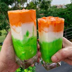 A picture of Tricolour lassi.