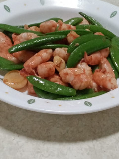 甜豆蝦仁 的食譜成品照片