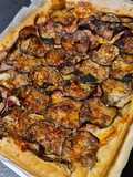 Torta salata con melanzane