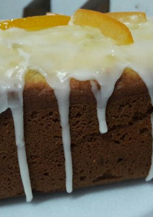 Una foto de Budín de naranja sin gluten