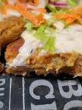 Hamburguesas de garbanzos, calabaza y zanahoria