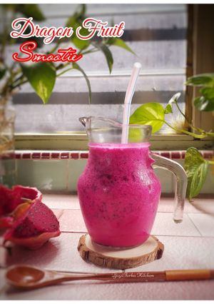 Gambar Dragon Fruit Smootie