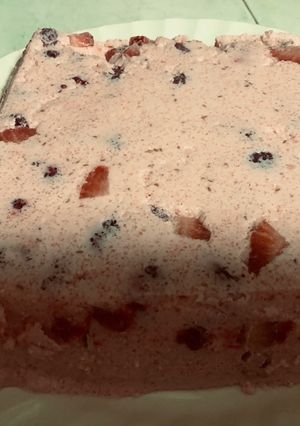 Una foto de Gelatina de frutos rojos