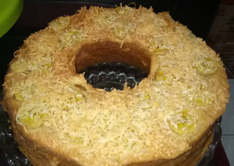 Cara memasak Bolu pisang keju ala ibu mika yang sempurna