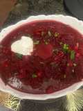 Worlds (2nd) Best Ukrianian Borscht - SO perfect, amazing Colour and really good for you and kids :P