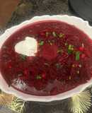 Worlds (2nd) Best Ukrianian Borscht - SO perfect, amazing Colour and really good for you and kids :P