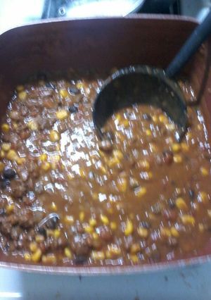 A picture of Ninny's Taco Soup.