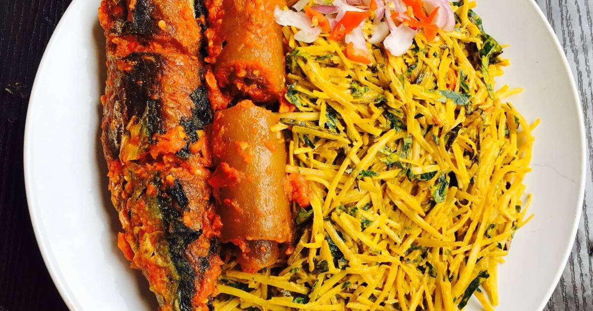 African Salad Abacha Recipe By Foodiescene Pats Kitchen Cookpad