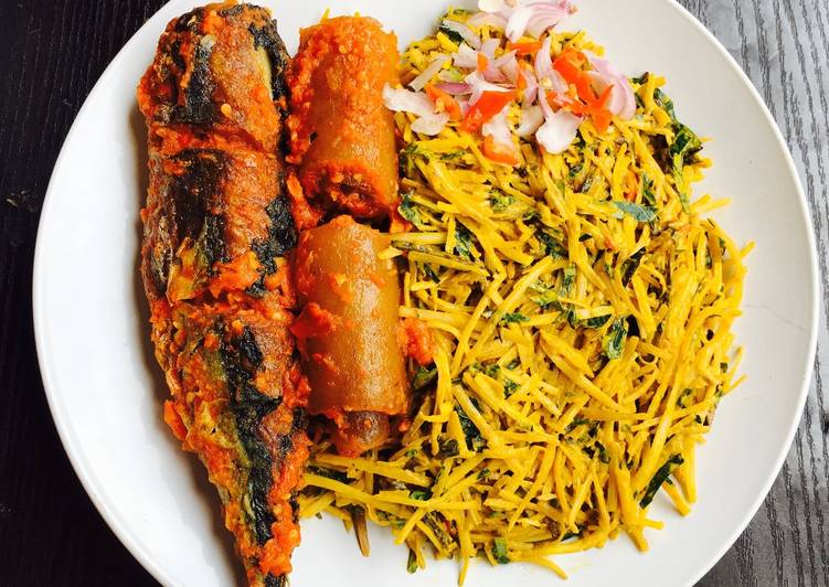 Recipe of Quick African Salad (abacha)