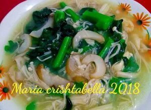 Foto resep Cah jamur Enoki,kailan&haisom