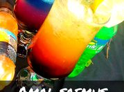 A picture of mint oranges juice