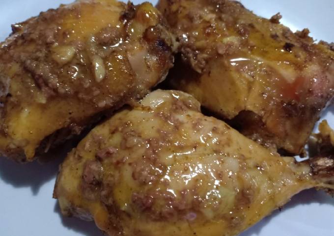 Resep Ayam Tim bumbu Bawang Putih oleh Dapur Andwina - Cookpad