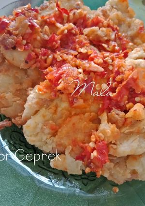 Foto resep Telur geprek crispy..