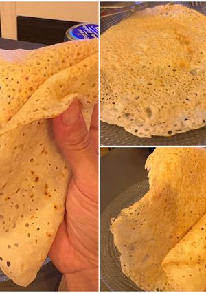 Una foto de Crepes sin gluten rápidos y fáciles!