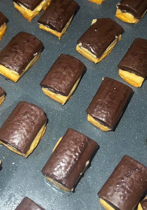 Foto resep Chocolate Stick Cookies (kue coklat stik)