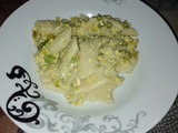 Fideos gratinados con zapallitos