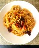 Spaghetti a la puttanesca al estilo perucho 🇵🇪