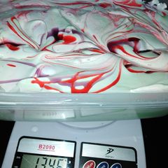 A picture of Homemade ice cream.
