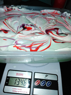 A picture of Homemade ice cream.