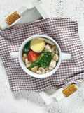 Sop Sawi Jamur Kancing