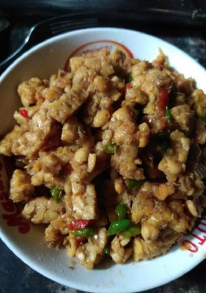 Foto resep Orek tempe basah bumbu ulek