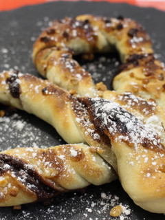 Una foto de Pretzel de nutella