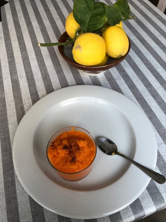 Una foto de Batido de zanahoria