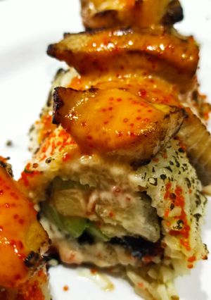 Foto resep Salmon Mentai Sushi Homemade