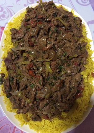 صورة لوصفة فتة شاورما لحمه